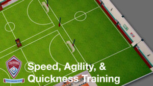 Rapids youth soccer indoor facility speed agility quickness